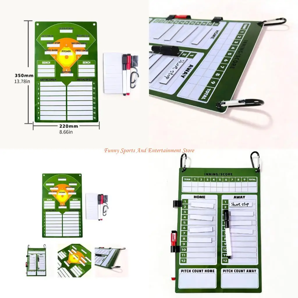 C4DE Durability Baseball Board with Powerful Magnets Training Portables Strategy for Coaches And Team Sports Practice
C4DE Durability Baseball Board with Powerful Magnets Training Portables Strategy for Coaches And Team Sports Practice