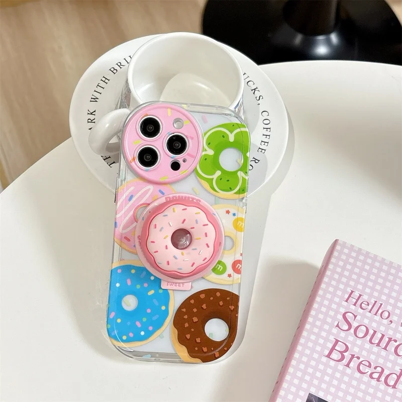 FOR Cute 3D Donut for Magsafe Griptok Phone Support Support for IPhone 17 Foldable Wireless Charging Case Support Girl Support
FOR Cute 3D Donut for Magsafe Griptok Phone Support Support for IPhone 17 Foldable Wireless Charging Case Support Girl Support