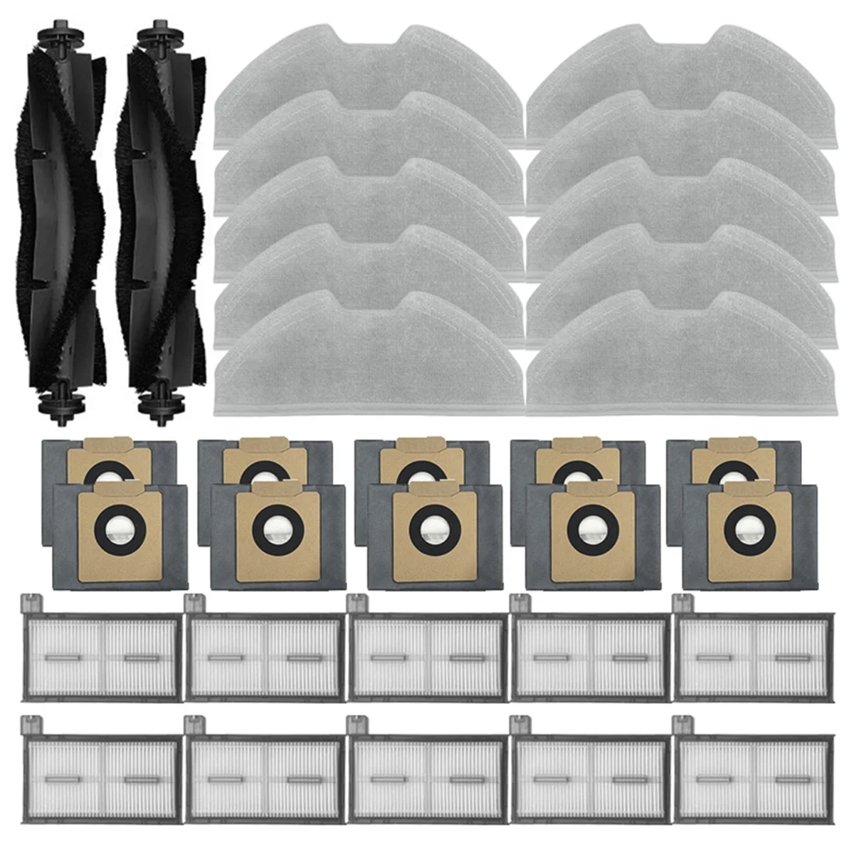 For Eufy X8 Pro Serie Robot Vacuum Replacement Parts Main Roller Brush Hepa Filter Mop Pad Cloth Dust Bag Accessories
For Eufy X8 Pro Serie Robot Vacuum Replacement Parts Main Roller Brush Hepa Filter Mop Pad Cloth Dust Bag Accessories