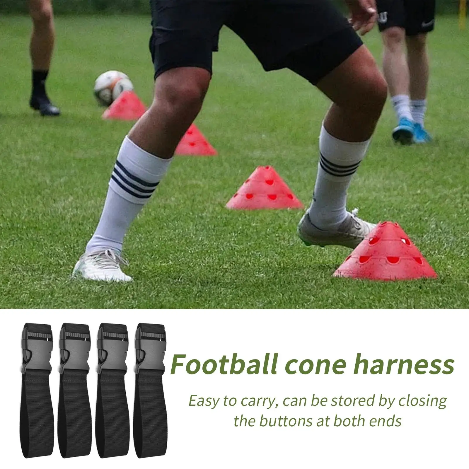Strap For Sport Cones Quick Release Disc Harness 4 Pieces Portable Reusable Sports Cone Straps For Outdoors Daily Exercise
Strap For Sport Cones Quick Release Disc Harness 4 Pieces Portable Reusable Sports Cone Straps For Outdoors Daily Exercise