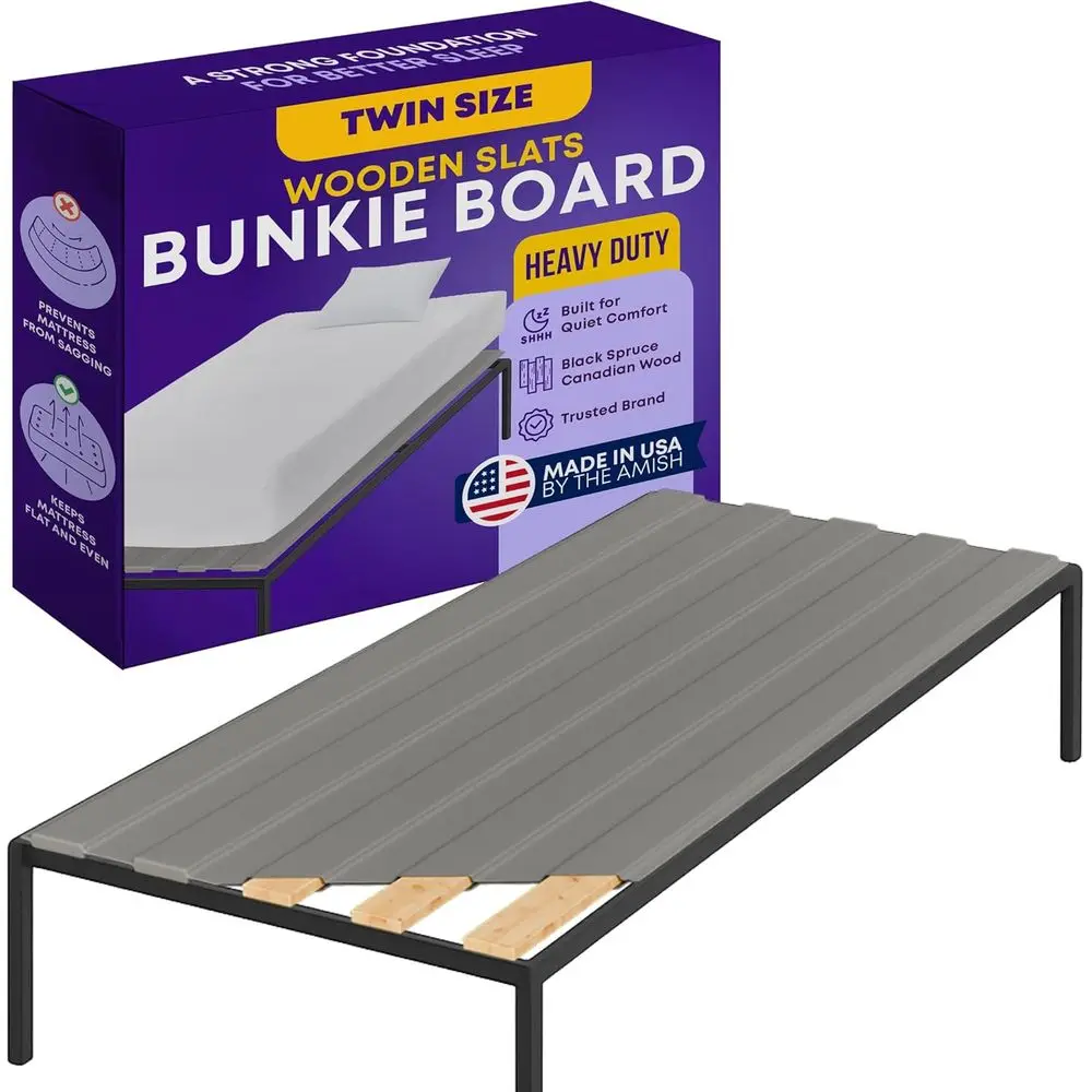 Twin Bed Wooden Slats for Mattress Support - Replacement Wood Slats without Additional Height - 3.38 Stand Width
Twin Bed Wooden Slats for Mattress Support - Replacement Wood Slats without Additional Height - 3.38 Stand Width