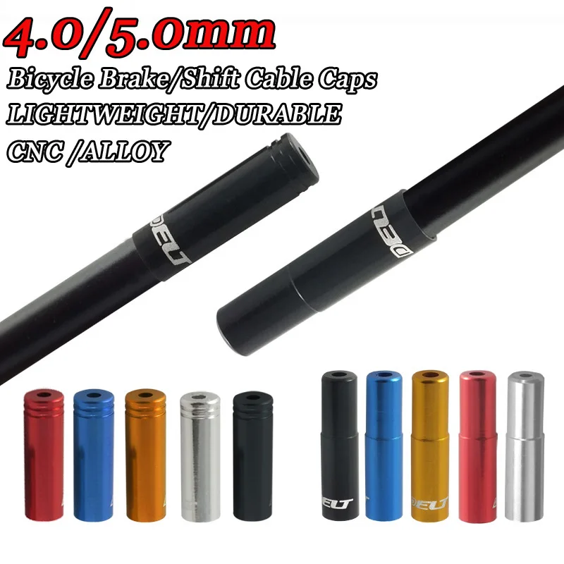 50 Pcs 4.0/5.0mm ROAD Bicycle Derailleur Cable Caps Cycling Shifter Line Cap Housing Ferrules Crimps Cord End Covers Parts
50 Pcs 4.0/5.0mm ROAD Bicycle Derailleur Cable Caps Cycling Shifter Line Cap Housing Ferrules Crimps Cord End Covers Parts