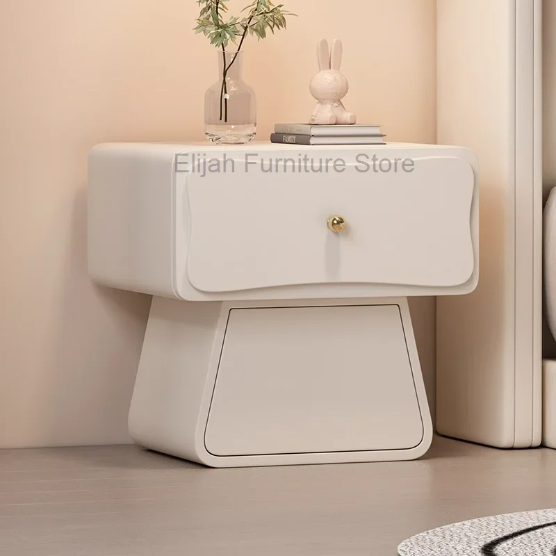 Cream Style Minimalist Solid Wood Nightstand Modern Minimalist Luxury Small Bedroom Bedside Cabinet Mesa De Noche Furniture WKNS
Cream Style Minimalist Solid Wood Nightstand Modern Minimalist Luxury Small Bedroom Bedside Cabinet Mesa De Noche Furniture WKNS