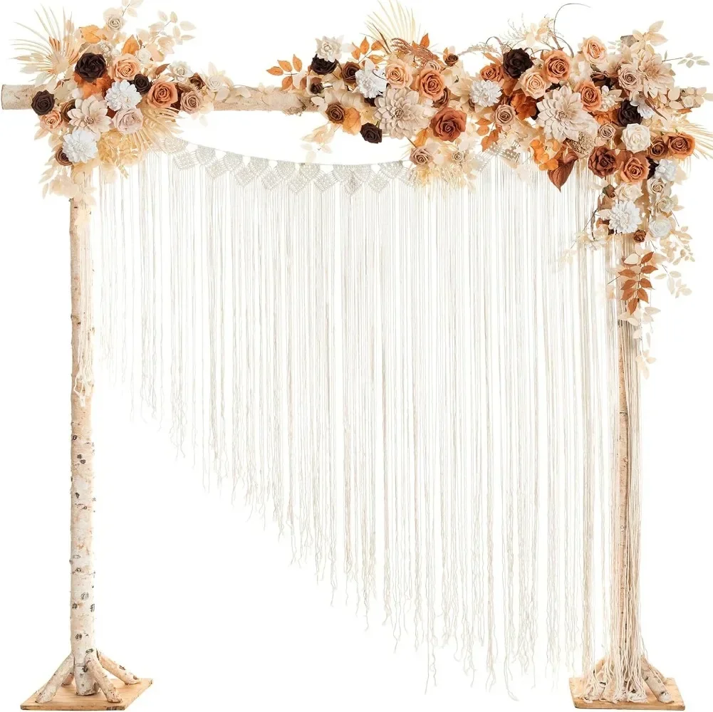 Wedding Arch , Orange Floral Arrangements with Tassel Sequins Rose Ceremony Arbor Outdoor Swag Garland Garden Decor
Wedding Arch , Orange Floral Arrangements with Tassel Sequins Rose Ceremony Arbor Outdoor Swag Garland Garden Decor
