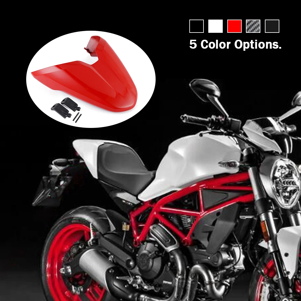 Rear Seat Cover Tail Passenger Pillion Fairing Cowl For Ducati Monster 797 821 1200 2014-2022
Rear Seat Cover Tail Passenger Pillion Fairing Cowl For Ducati Monster 797 821 1200 2014-2022