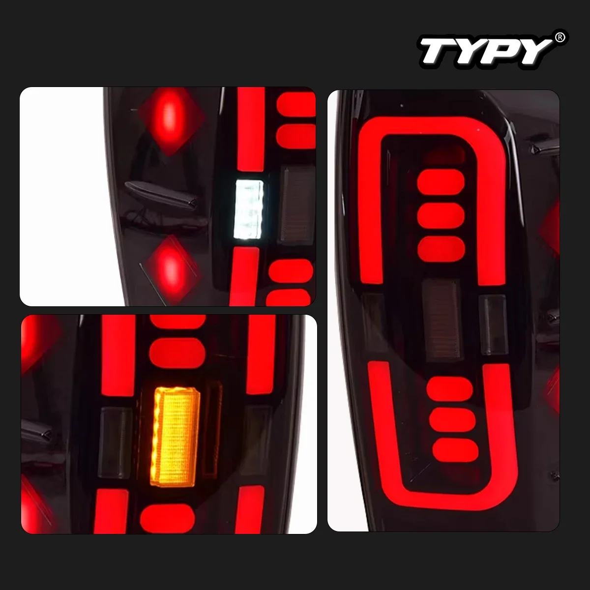TYPY Car Lights For Toyota Tacoma 2015-2023 Taillight LED Projetor Tail Lamp Daytime Running Light Automotive Accessories 
TYPY Car Lights For Toyota Tacoma 2015-2023 Taillight LED Projetor Tail Lamp Daytime Running Light Automotive Accessories
