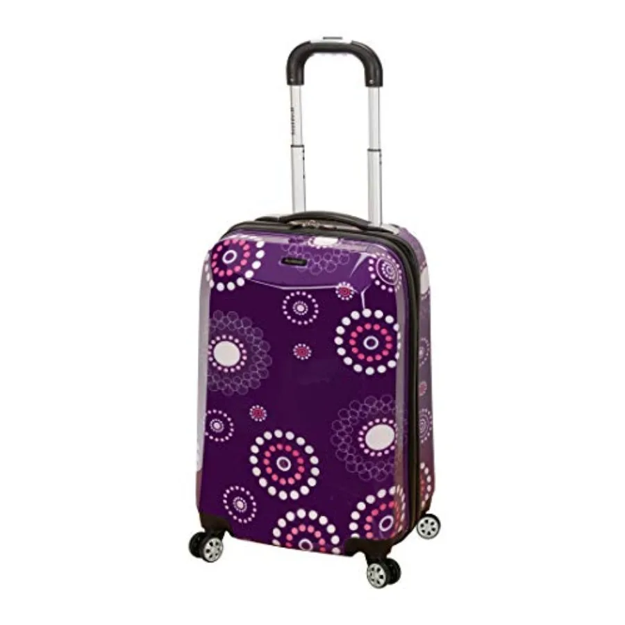 20-дюймовый жесткий чемодан-спиннер фиолетового цвета с перламутровым эффектом для путешествий, прочный ручной чемодан с плавно вращающимися колесами и легким весом
20-дюймовый жесткий чемодан-спиннер фиолетового цвета с перламутровым эффектом для путешествий, прочный ручной чемодан с плавно вращающимися колесами и легким весом