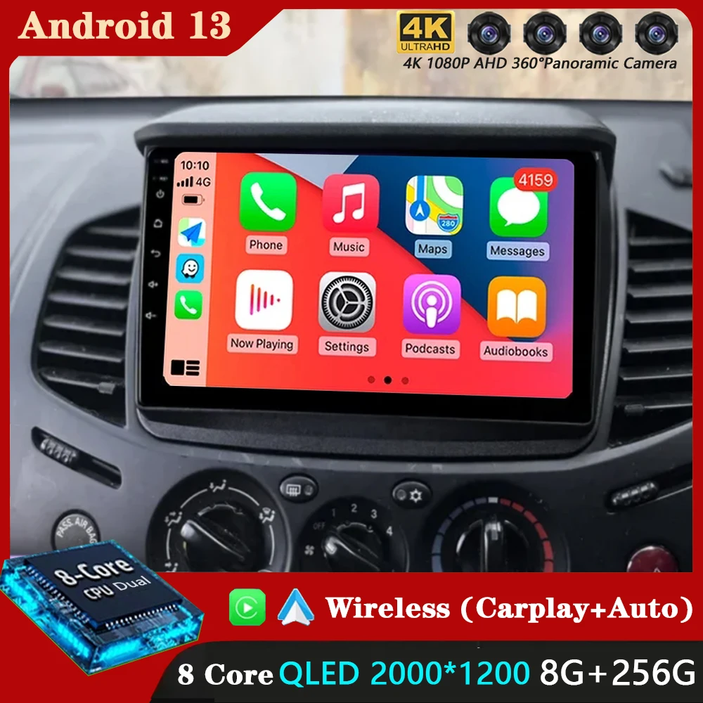 Автомобильный радиоприемник для Mitsubishi Pajero Sport 2 L200 Triton 2008-2016, Android 13, навигация, мультимедийный плеер, стерео, Wi-Fi + 4G
Автомобильный радиоприемник для Mitsubishi Pajero Sport 2 L200 Triton 2008-2016, Android 13, навигация, мультимедийный плеер, стерео, Wi-Fi + 4G