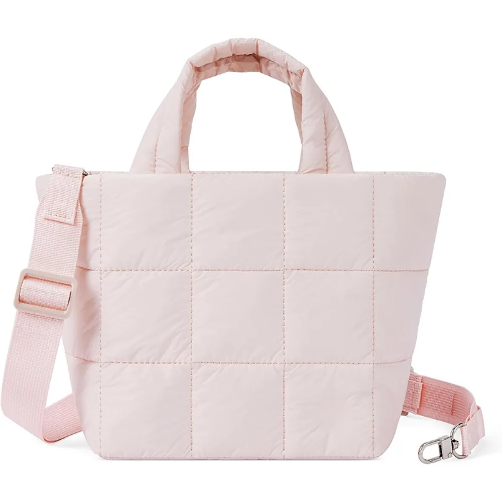 Lightweight Quilted Tote Bag Detachable Strap Multi-Pocket Puffer Bag with Zipper Nylon Shoulder Bag Travel
Lightweight Quilted Tote Bag Detachable Strap Multi-Pocket Puffer Bag with Zipper Nylon Shoulder Bag Travel
