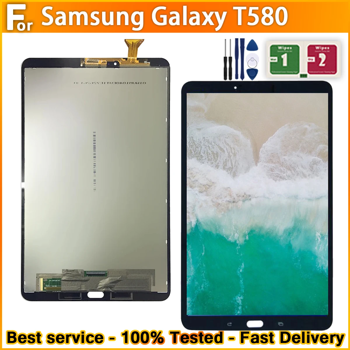10.1'' LCD For Samsung Galaxy Tab A 10.1 SM-T580 SM-T580 LCD Display Touch Screen LCD Replacement For T580 T580
10.1'' LCD For Samsung Galaxy Tab A 10.1 SM-T580 SM-T580 LCD Display Touch Screen LCD Replacement For T580 T580
