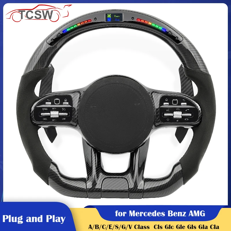 TOP All Carbon Car Steering Wheel for Mercedes Benz AMG w167 w177 w204 w205 w206 w213 w217 w222 w223 w176 w290 w292 G63 C63 S65
TOP All Carbon Car Steering Wheel for Mercedes Benz AMG w167 w177 w204 w205 w206 w213 w217 w222 w223 w176 w290 w292 G63 C63 S65