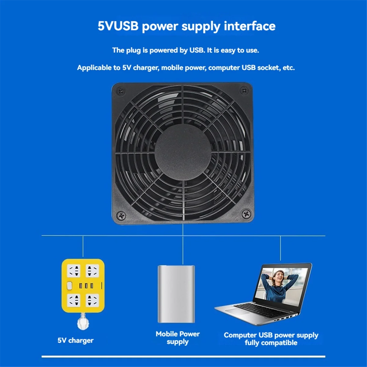 A04V 5V USB-питание 120 мм 1800PRM Вентилятор для игрового ПК 1-скоростной портативный охлаждающий вентилятор Подходит для планшетного ТВ-приемника Маршрутизатора 2 вентилятора
A04V 5V USB-питание 120 мм 1800PRM Вентилятор для игрового ПК 1-скоростной портативный охлаждающий вентилятор Подходит для планшетного ТВ-приемника Маршрутизатора 2 вентилятора