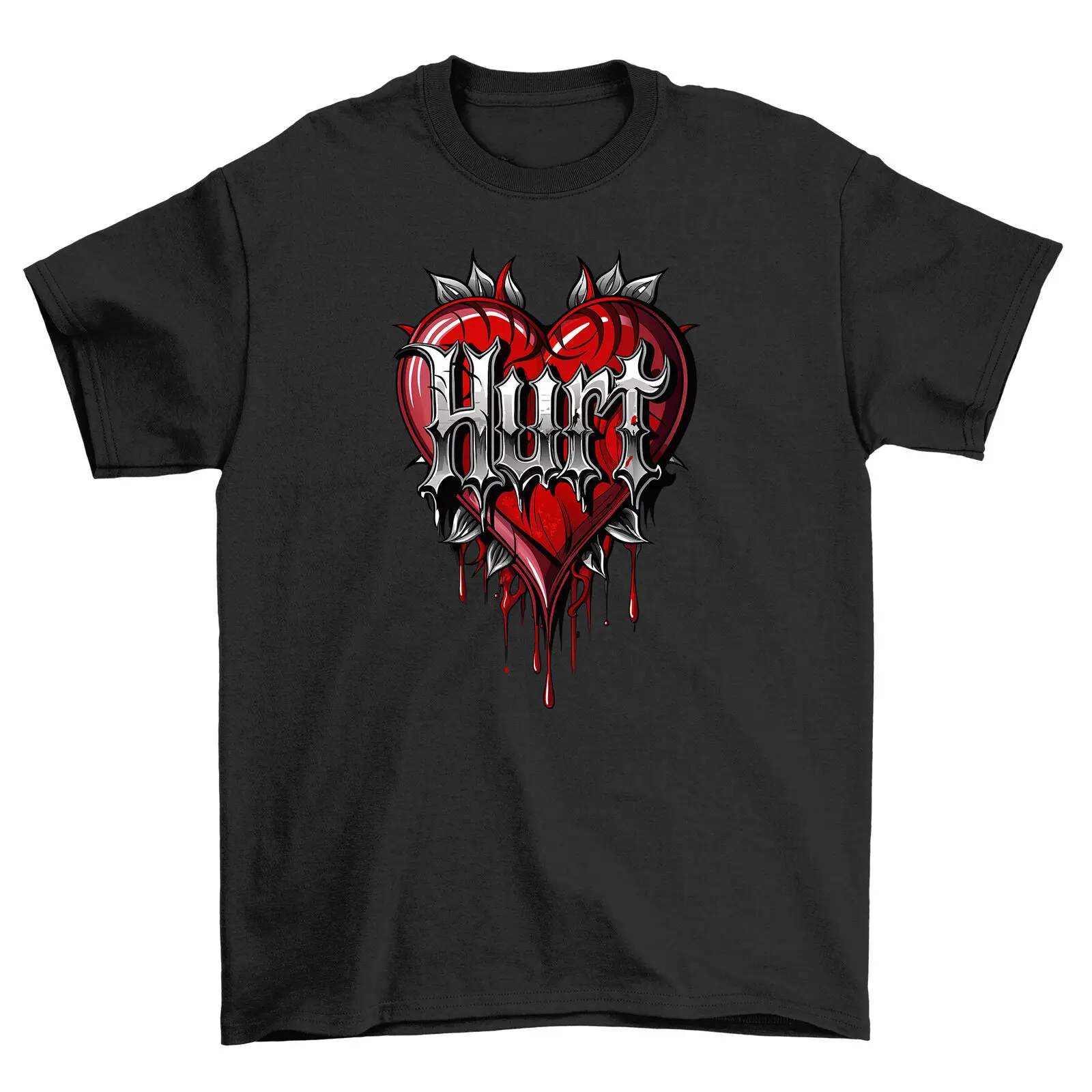 Gothic_48 Heart Bleeds Style - Edgy Funny T-shirt, 100% Cotton, Unisex Printed D
Gothic_48 Heart Bleeds Style - Edgy Funny T-shirt, 100% Cotton, Unisex Printed D