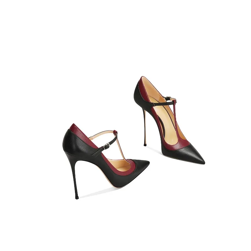 Wine red design sense, niche high-end sense, versatile 2026 spring new item, pointed pointed thin heel high heels for women
Wine red design sense, niche high-end sense, versatile 2026 spring new item, pointed pointed thin heel high heels for women
