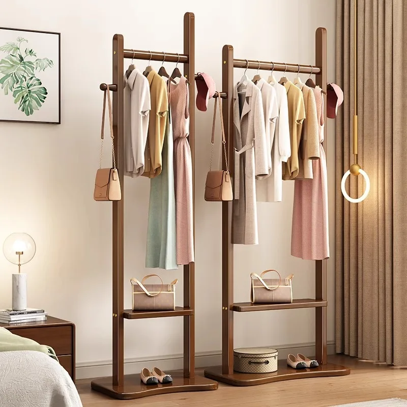 Coat rack home bedroom hanger rubber wood thick floor hanger B&B hotel drying rack
Coat rack home bedroom hanger rubber wood thick floor hanger B&B hotel drying rack