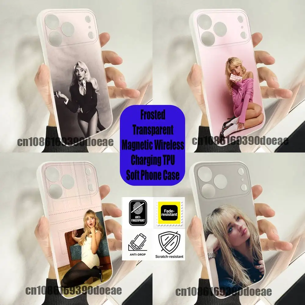 For S-Sabrina C-Carpenter Phone Case iPhone 13,16,11,15,12,17,14,Pro,Max,Plus,E,Air,Mini Wireless Charge Magnetic Clear
For S-Sabrina C-Carpenter Phone Case iPhone 13,16,11,15,12,17,14,Pro,Max,Plus,E,Air,Mini Wireless Charge Magnetic Clear