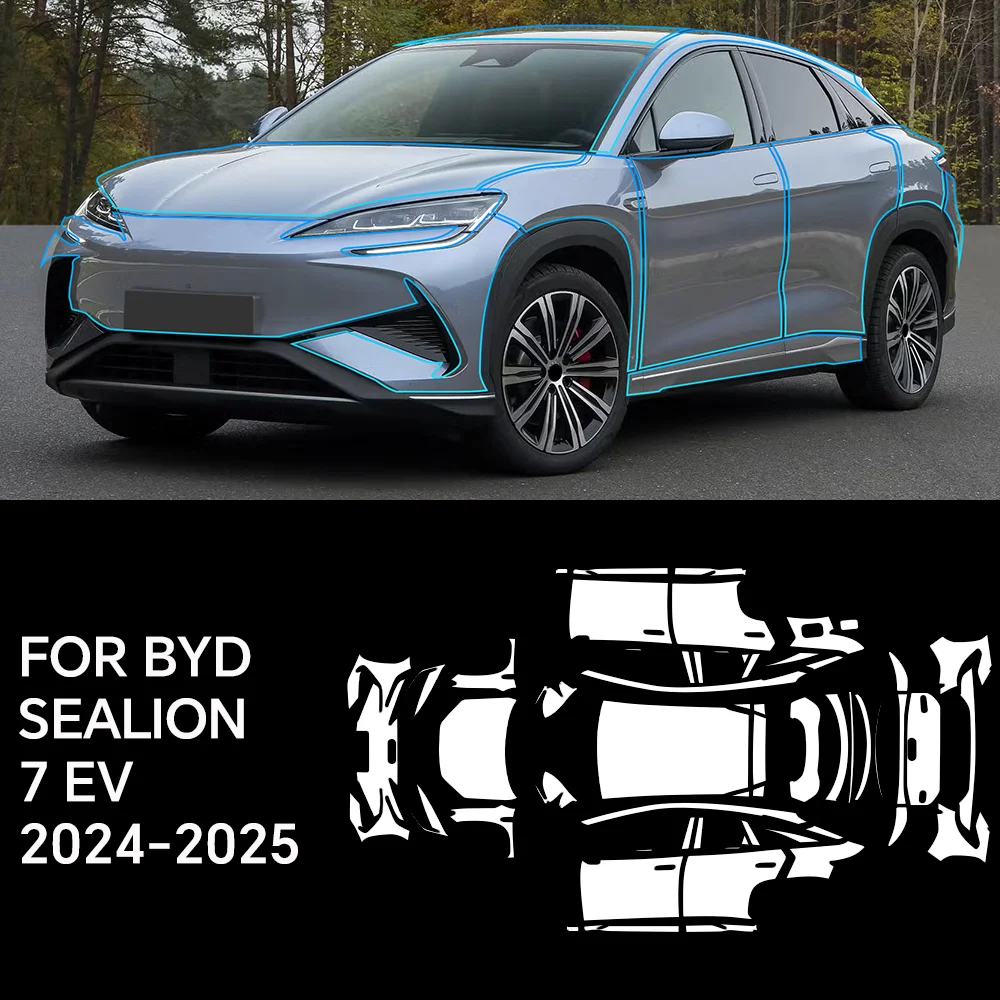 For BYD Sealion 7 EV 2024-2025 Full Car Precut Paint Protection Film Clear Vinyl Gloss Self Healing Wrap Anti-Scratch
For BYD Sealion 7 EV 2024-2025 Full Car Precut Paint Protection Film Clear Vinyl Gloss Self Healing Wrap Anti-Scratch
