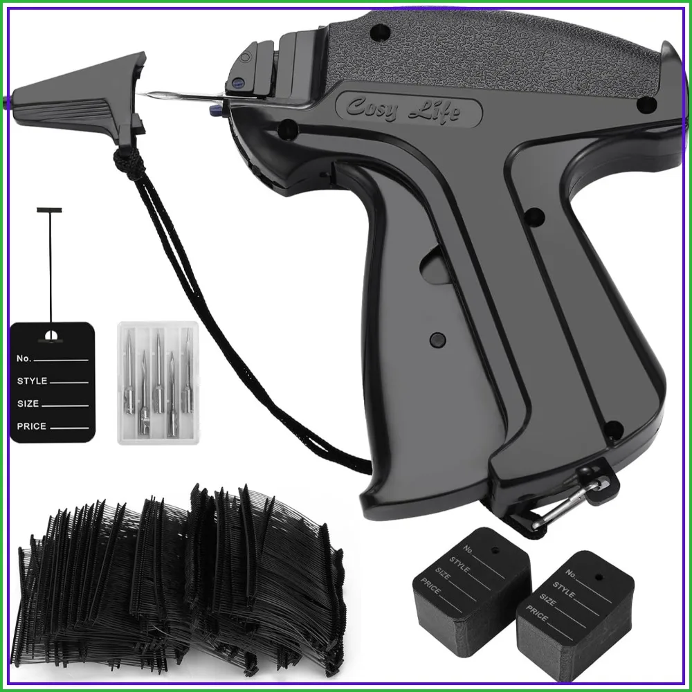 2206 Pcs Tagging Gun Kit with 6 Steel Needles, 2000 Barbs & 200 Tags for Clothing Retail Warehouse
2206 Pcs Tagging Gun Kit with 6 Steel Needles, 2000 Barbs & 200 Tags for Clothing Retail Warehouse