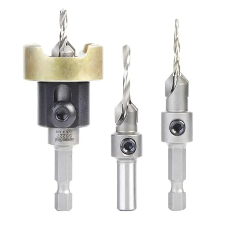 Carbide Tipped Countersink Drill Bit with, Ball Bearing Set, AMS-621, 3-Pc
Carbide Tipped Countersink Drill Bit with, Ball Bearing Set, AMS-621, 3-Pc