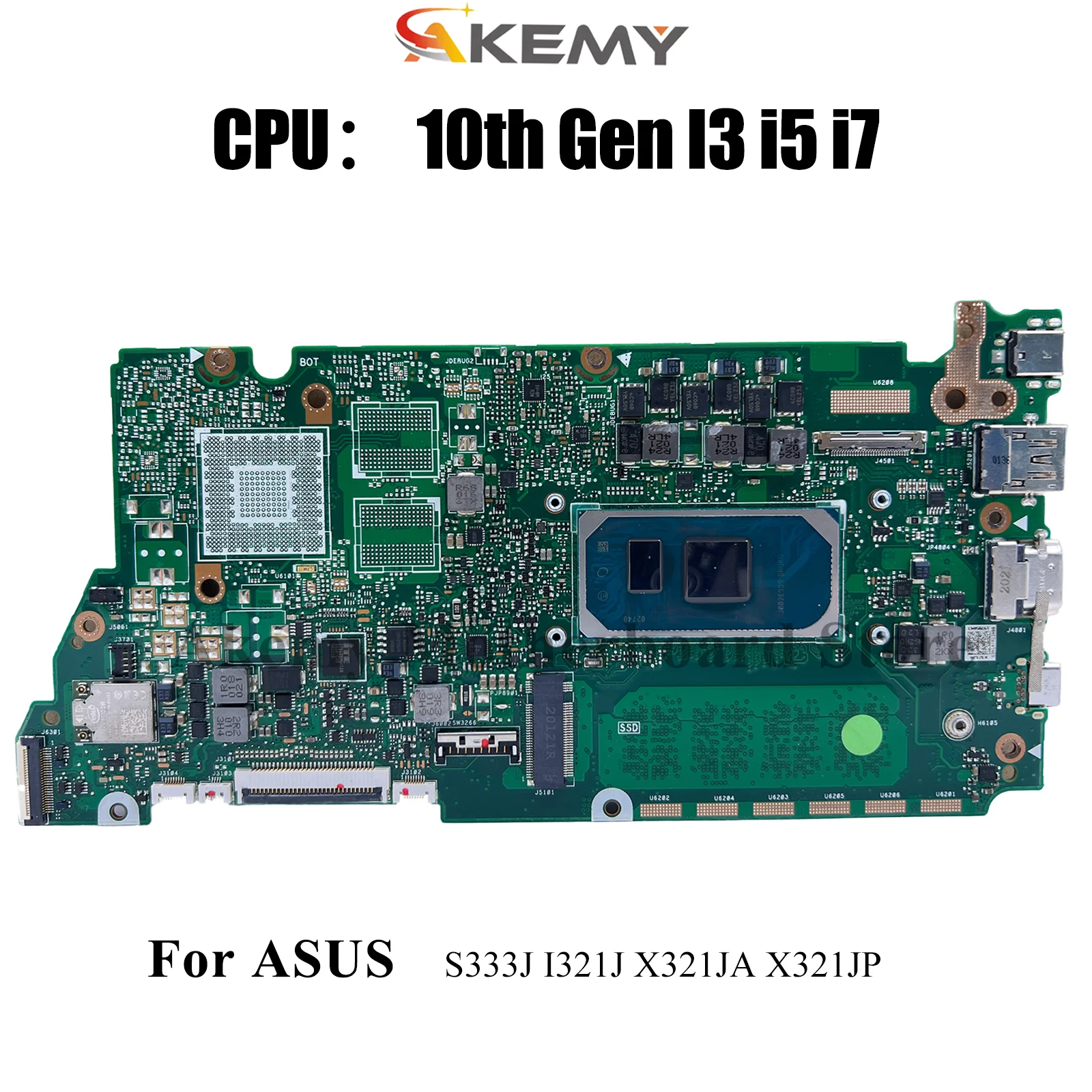 X321JA Материнская плата для ноутбука ASUS VivoBook X321JQ X321JP X321JA I321J S333J X321J Материнская плата с 10-го поколения I3 i5 i7 tests OK stk
X321JA Материнская плата для ноутбука ASUS VivoBook X321JQ X321JP X321JA I321J S333J X321J Материнская плата с 10-го поколения I3 i5 i7 tests OK stk