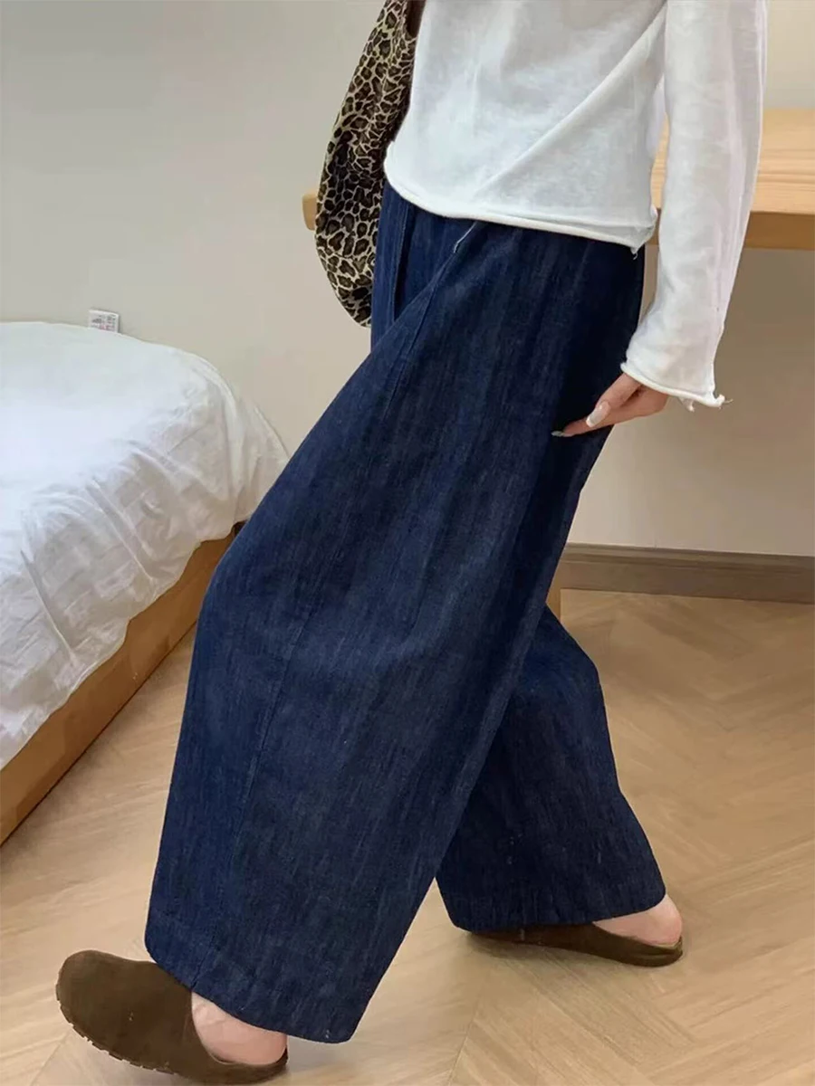 High Waist Straight Leg Blue Jeans Women's Summer Thin Loose Wide Leg Nine Point Pants plus Size Vintage Bootcut Denim
High Waist Straight Leg Blue Jeans Women's Summer Thin Loose Wide Leg Nine Point Pants plus Size Vintage Bootcut Denim