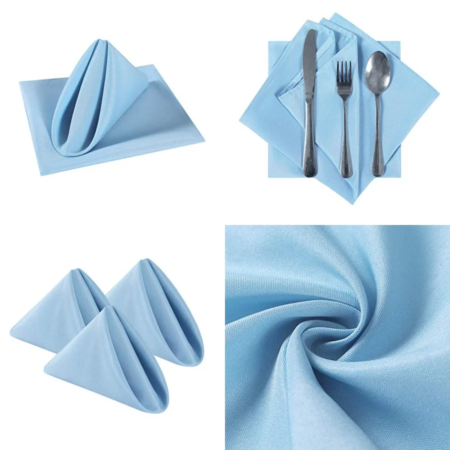 Cloth Napkins 20x20 inch Washable Polyester Dinner Napkins Soft Table Napkins for Wedding Party Dining Banquet,50PCS
Cloth Napkins 20x20 inch Washable Polyester Dinner Napkins Soft Table Napkins for Wedding Party Dining Banquet,50PCS