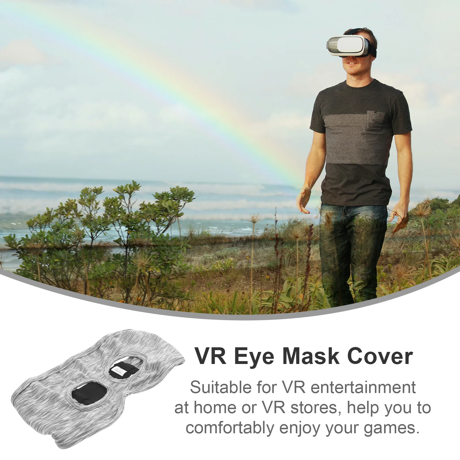 Elastic Face Mask Breathable Eye Padding For Headset Sweat Band Comfortable Size Perfect Gift For Vr Gaming
Elastic Face Mask Breathable Eye Padding For Headset Sweat Band Comfortable Size Perfect Gift For Vr Gaming