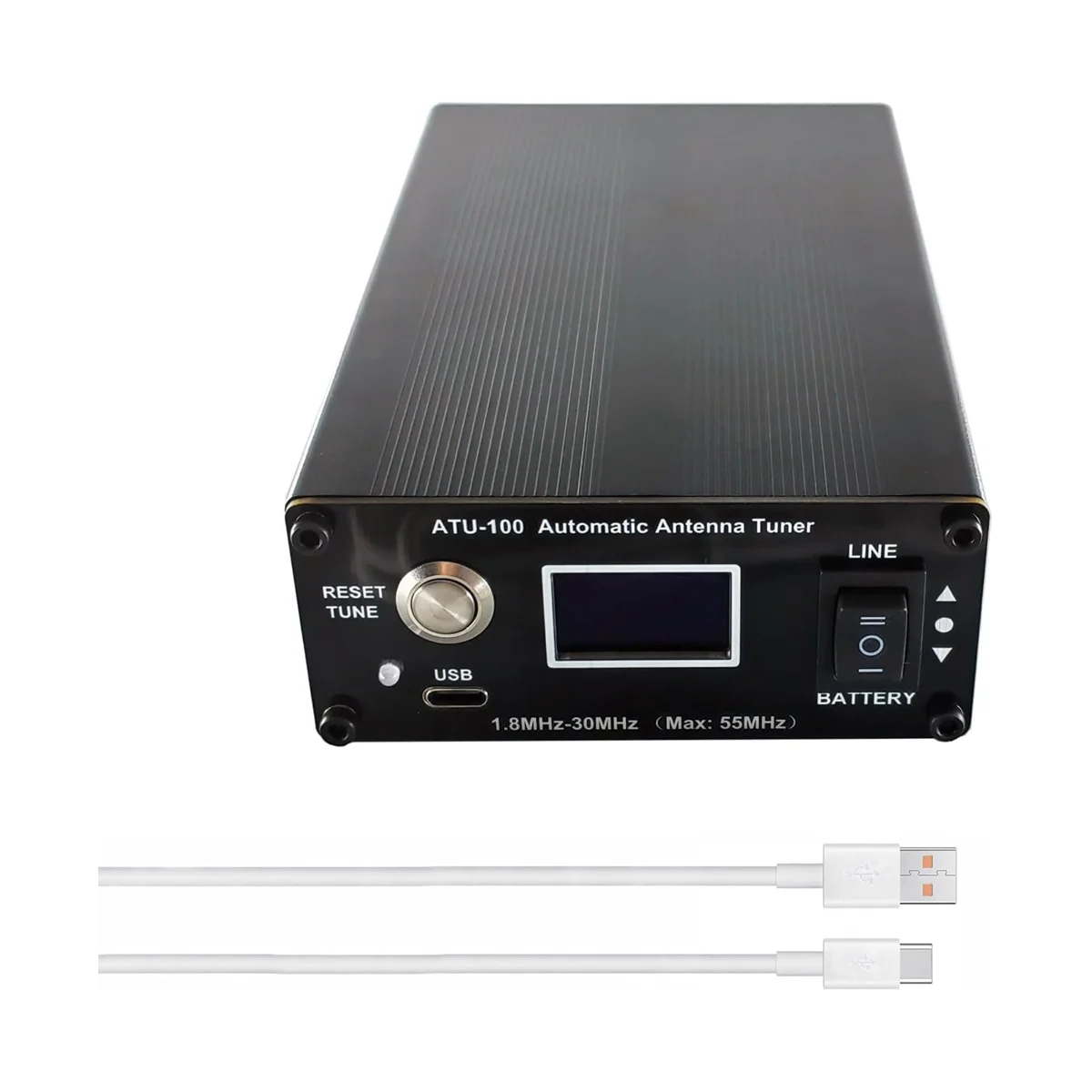 ATU-100 Antenna Tuner for Ham Radio 1.8-55MHz Automatic Antenna Tuner By N7DDC 100W Open Source Shortwave with Battery
ATU-100 Antenna Tuner for Ham Radio 1.8-55MHz Automatic Antenna Tuner By N7DDC 100W Open Source Shortwave with Battery