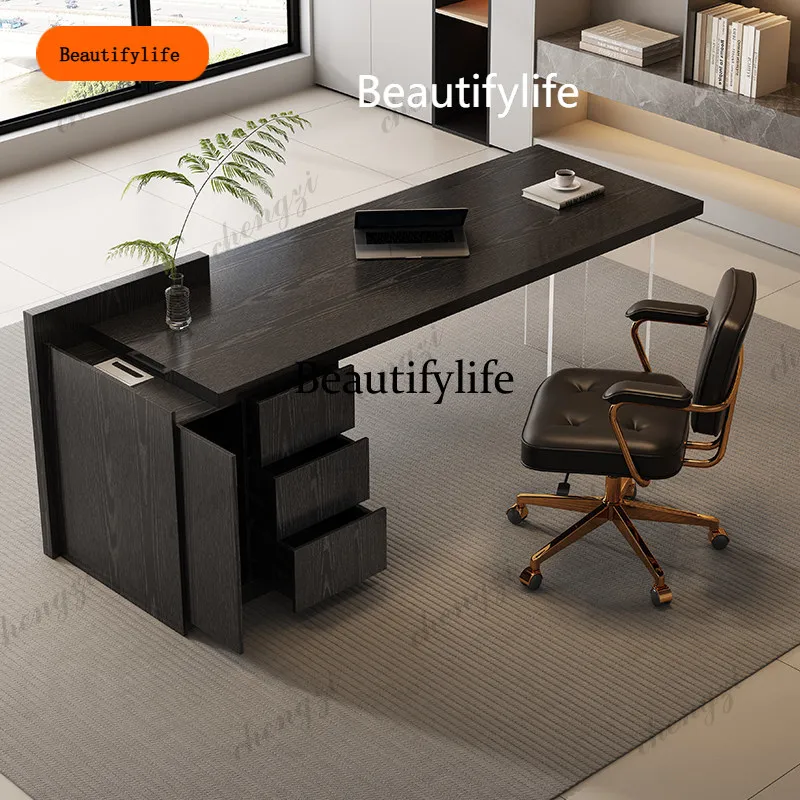 B567 Italian Minimalist Solid Wood Desk Modern High-End Study Computer Desk High-End Design Office Furniture escritorio oficina
B567 Italian Minimalist Solid Wood Desk Modern High-End Study Computer Desk High-End Design Office Furniture escritorio oficina