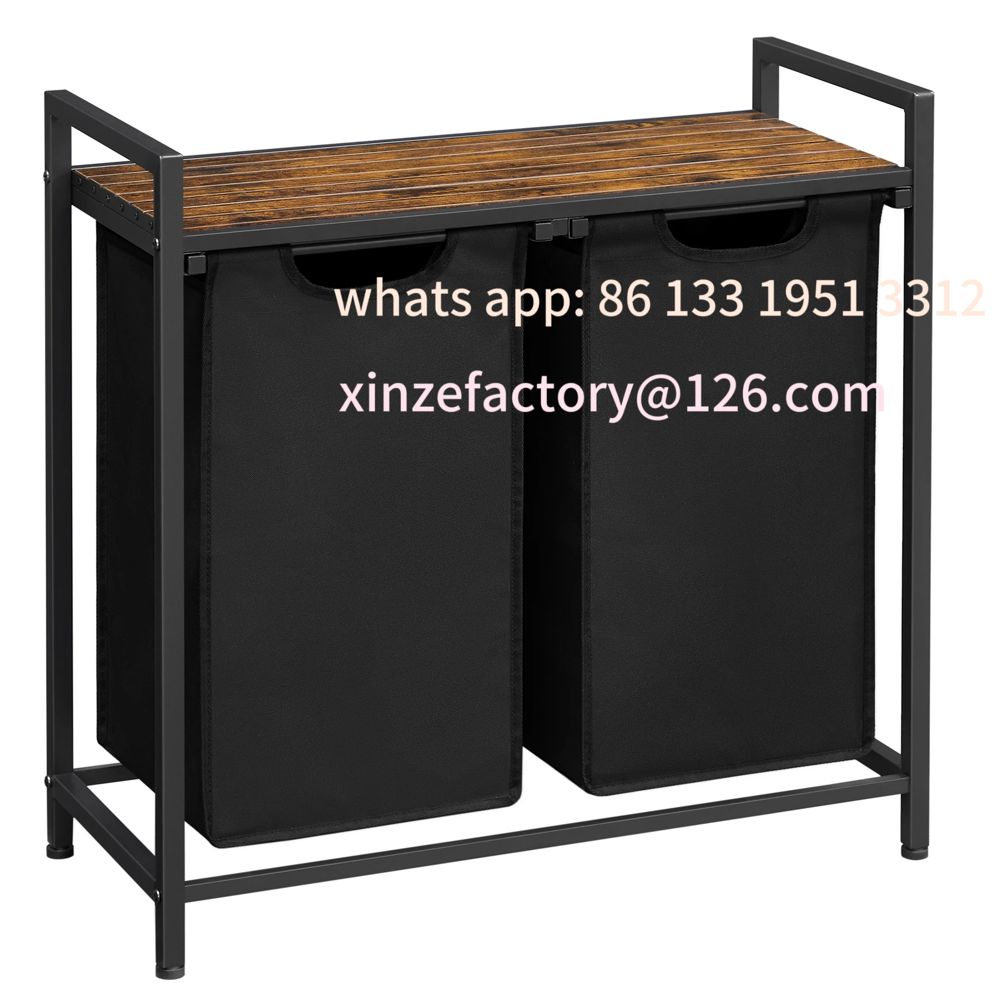 Customizable Vasagle laundry basket, 2 compartments, with 2 removable oxford cloth bags, metal frame, 2 x 46 liters, 73 x 33 x 7
Customizable Vasagle laundry basket, 2 compartments, with 2 removable oxford cloth bags, metal frame, 2 x 46 liters, 73 x 33 x 7