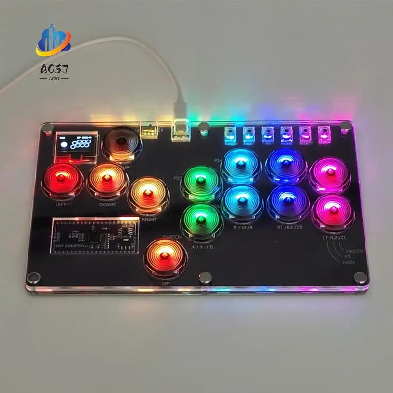 AC57-13Key Joystick Hitbox Keyboard Arcade Stick Controller For PS4/PS3/Switch/Steam Arcade Hitbox Controller Fight Sticks
AC57-13Key Joystick Hitbox Keyboard Arcade Stick Controller For PS4/PS3/Switch/Steam Arcade Hitbox Controller Fight Sticks
