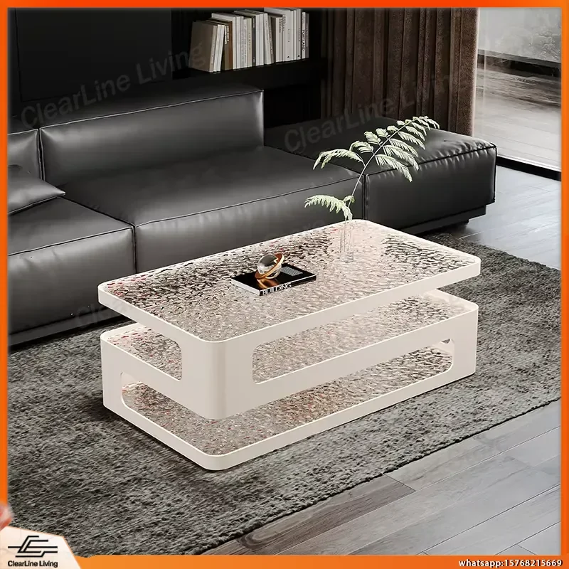 Luxury Nordic Minimalist Coffee Table for Living Room Bedroom Glass Top Designer Couch Table Modern Small Space Friendly
Luxury Nordic Minimalist Coffee Table for Living Room Bedroom Glass Top Designer Couch Table Modern Small Space Friendly
