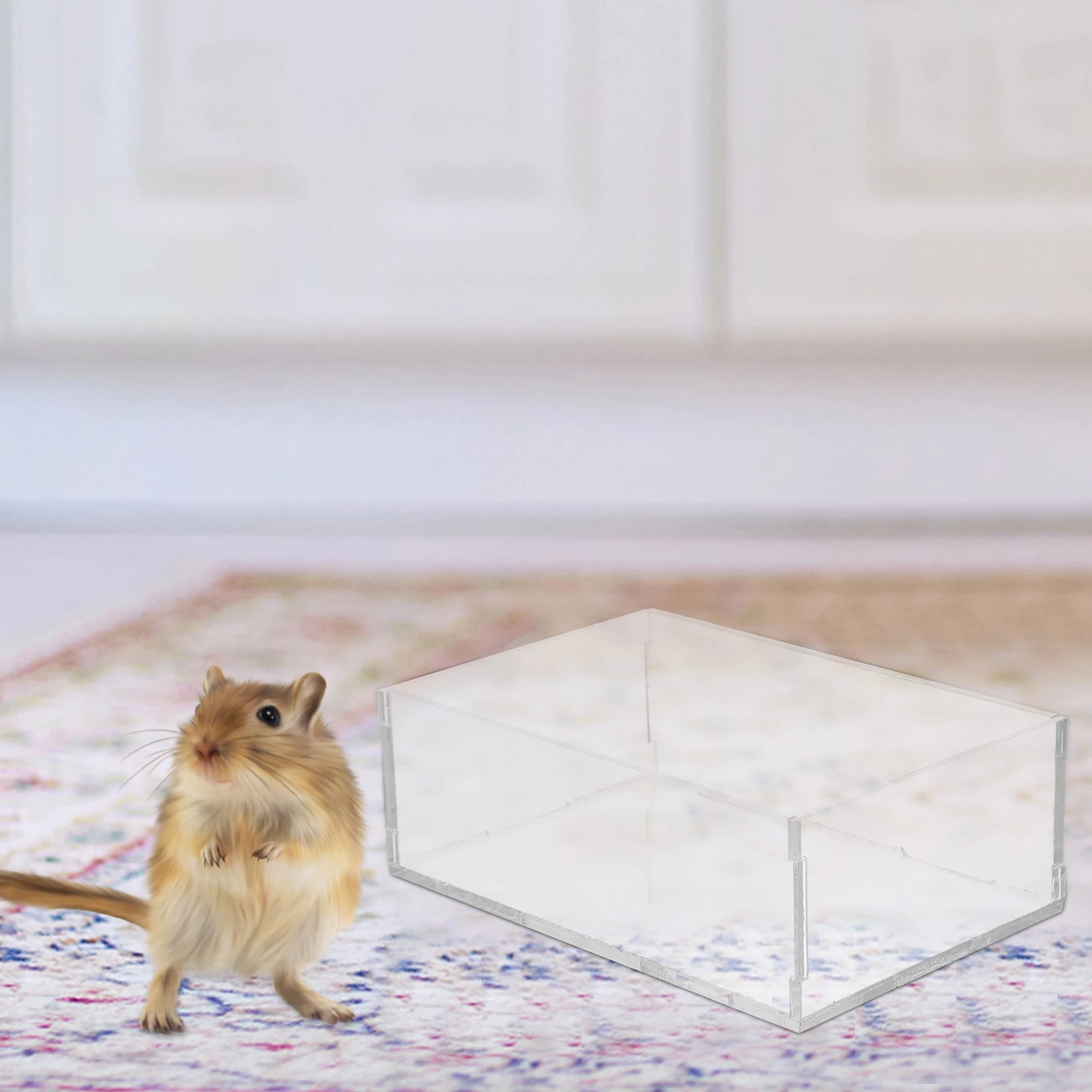 Transparent Hamster Sand Bath Pot Small Animal Toilet Container Pet Supplies Basin Bathroom Acrylic Durable MultiUse House
Transparent Hamster Sand Bath Pot Small Animal Toilet Container Pet Supplies Basin Bathroom Acrylic Durable MultiUse House
