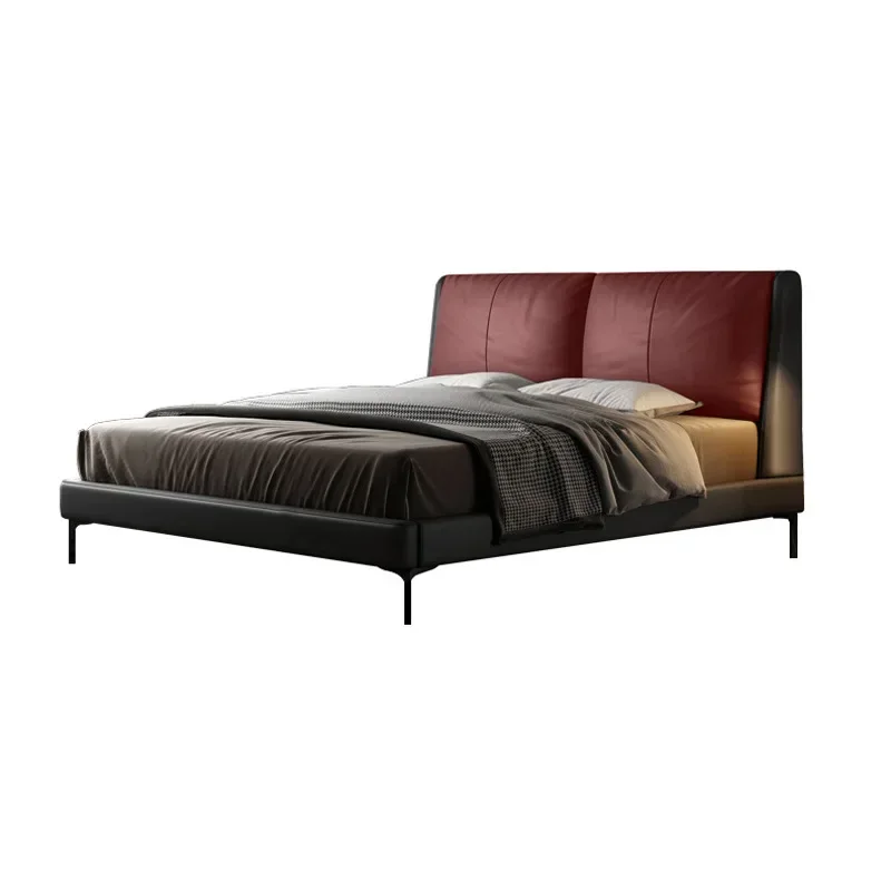 Leather bed Italian minimalist light luxury
Leather bed Italian minimalist light luxury