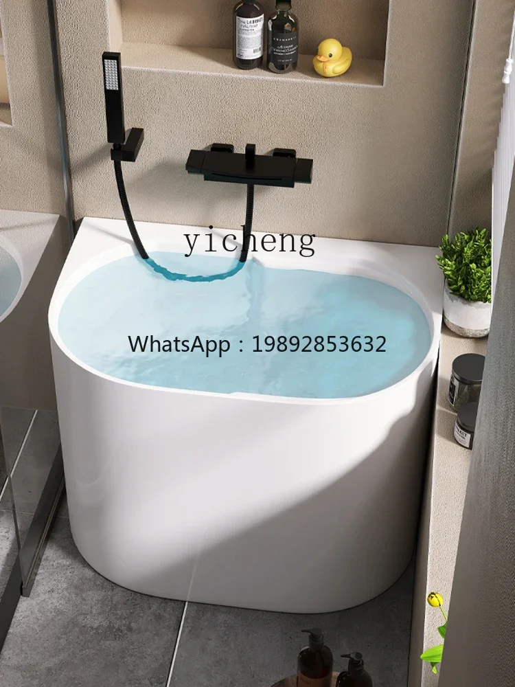 Small Bathtub Household Small Apartment Acrylic Independent Sitting Integrated Movable
Small Bathtub Household Small Apartment Acrylic Independent Sitting Integrated Movable