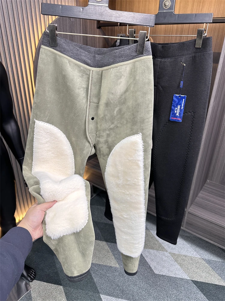 Thickened Double Layer Warm Fleece Knee Pads Men's Winter Thick Warm Pants Trendy Autumn Pants Home Clothes Underwear
Thickened Double Layer Warm Fleece Knee Pads Men's Winter Thick Warm Pants Trendy Autumn Pants Home Clothes Underwear