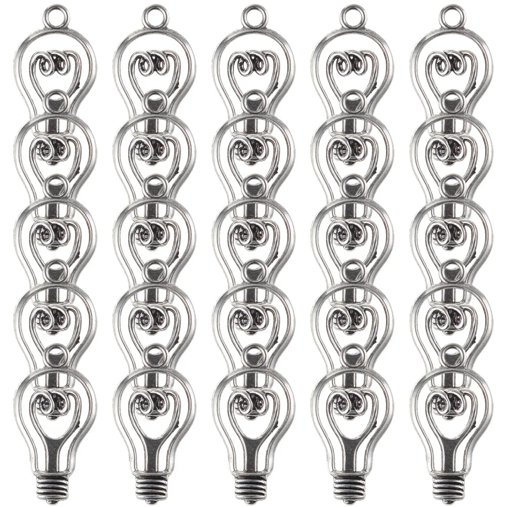 100pcs Lightbulb Charms Vintage Alloy Jewelry Making Pendant For Diy Craft Necklace Bracelet Earrings Accessories
100pcs Lightbulb Charms Vintage Alloy Jewelry Making Pendant For Diy Craft Necklace Bracelet Earrings Accessories