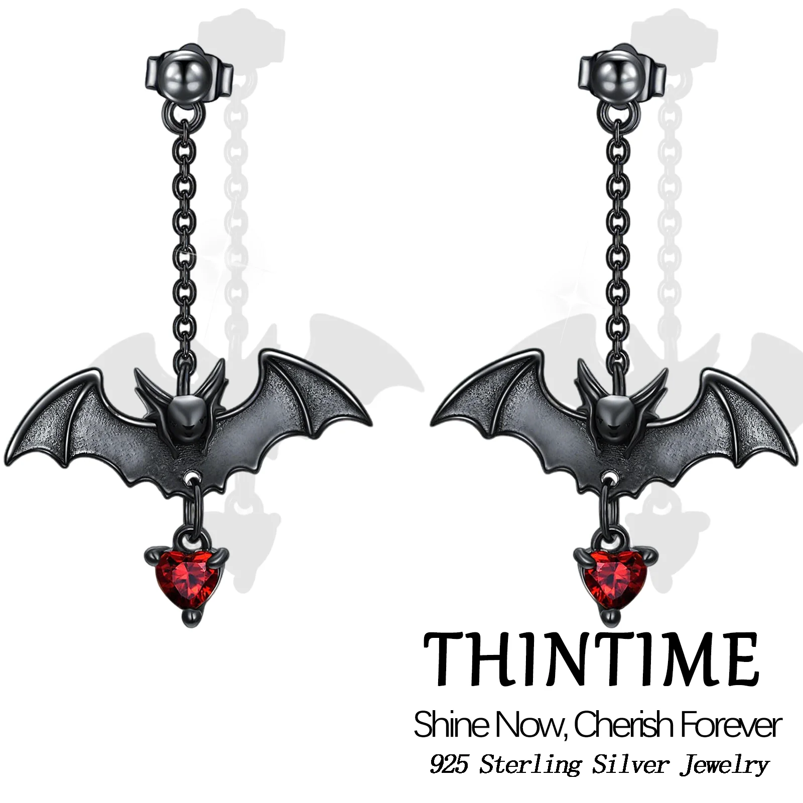 925 Sterling Silver Halloween Bat Dangle Earrings for Women, Gothic Hypoallergenic Earrings for Party Cosplay Daily Jewelry Gift
925 Sterling Silver Halloween Bat Dangle Earrings for Women, Gothic Hypoallergenic Earrings for Party Cosplay Daily Jewelry Gift