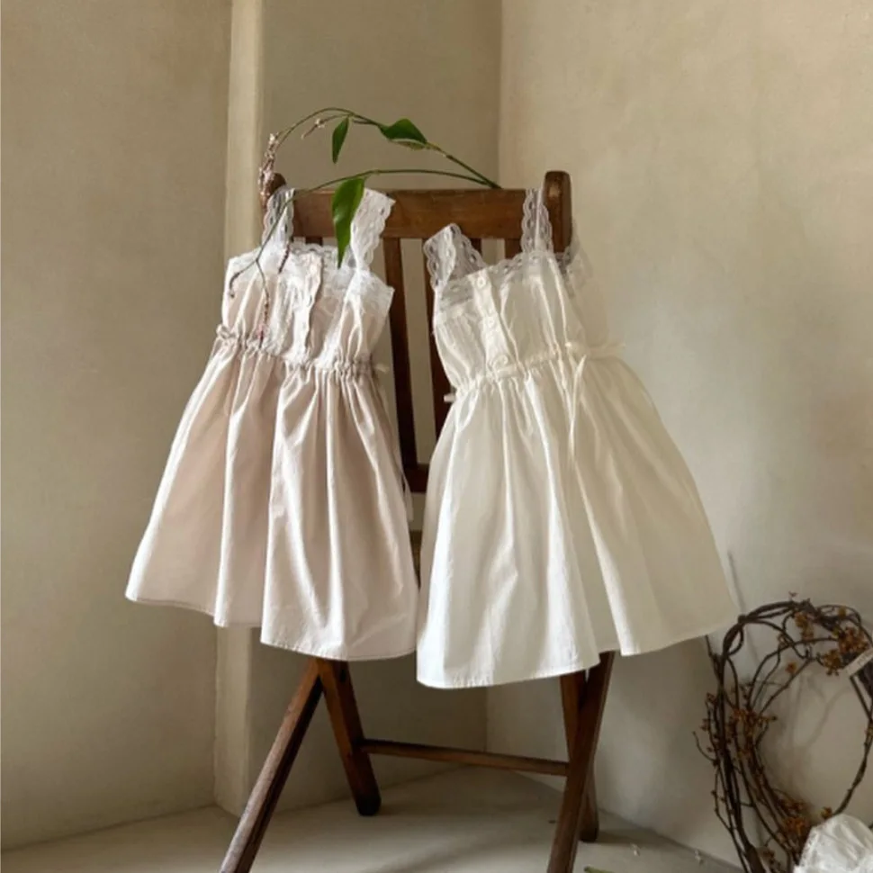 2025 Summer New Baby Girl Lace Sling Dress Infant Girls Sleeveless Sweet Princess Dress Toddler Cotton Breathable Strap Dress
2025 Summer New Baby Girl Lace Sling Dress Infant Girls Sleeveless Sweet Princess Dress Toddler Cotton Breathable Strap Dress
