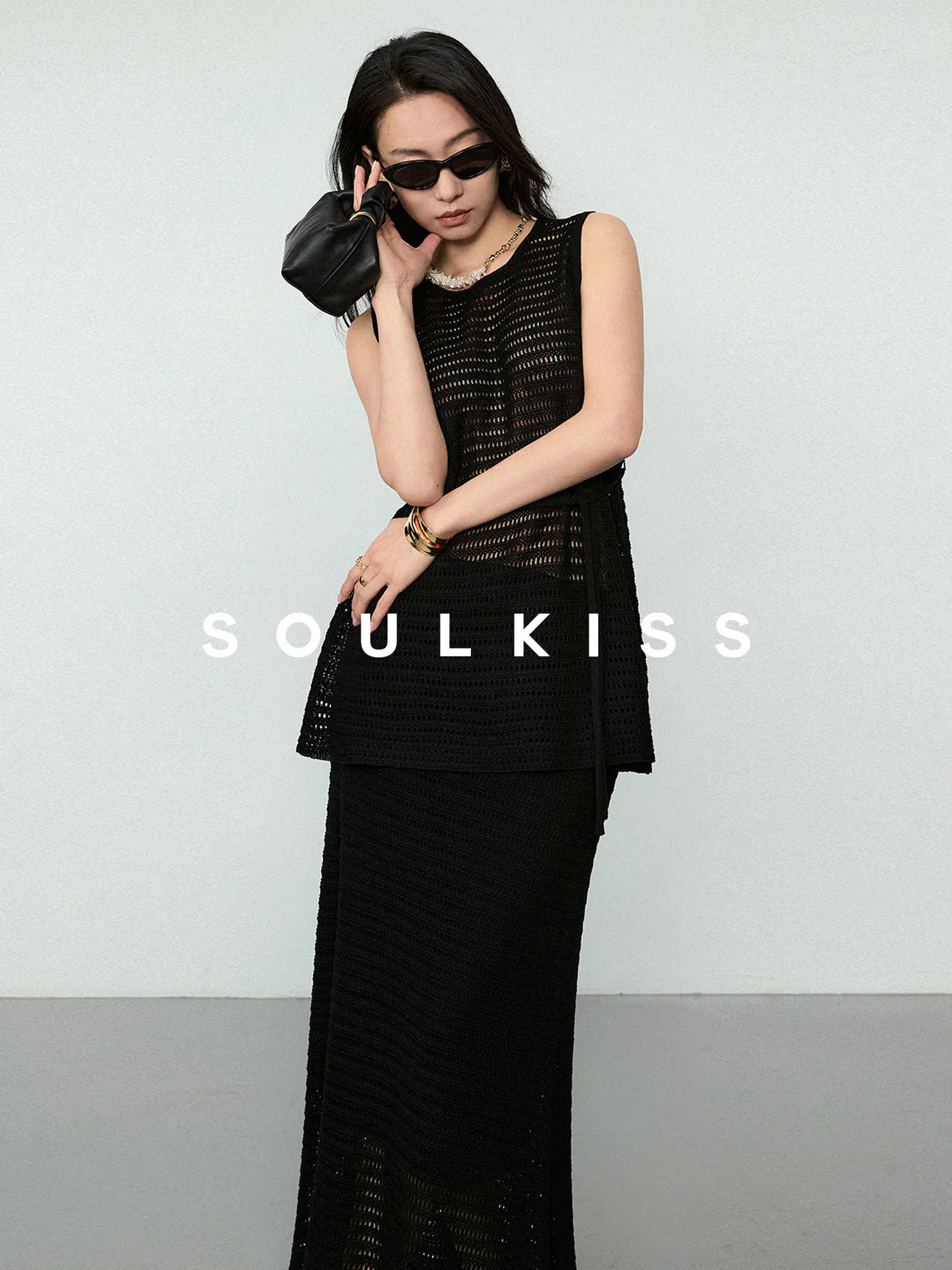 Soulkiss Lazy Girl's Favorite South France Holiday Linen Knitted Vest And Skirt Set Hollow out Design Summer Fashion Outfit
Soulkiss Lazy Girl's Favorite South France Holiday Linen Knitted Vest And Skirt Set Hollow out Design Summer Fashion Outfit