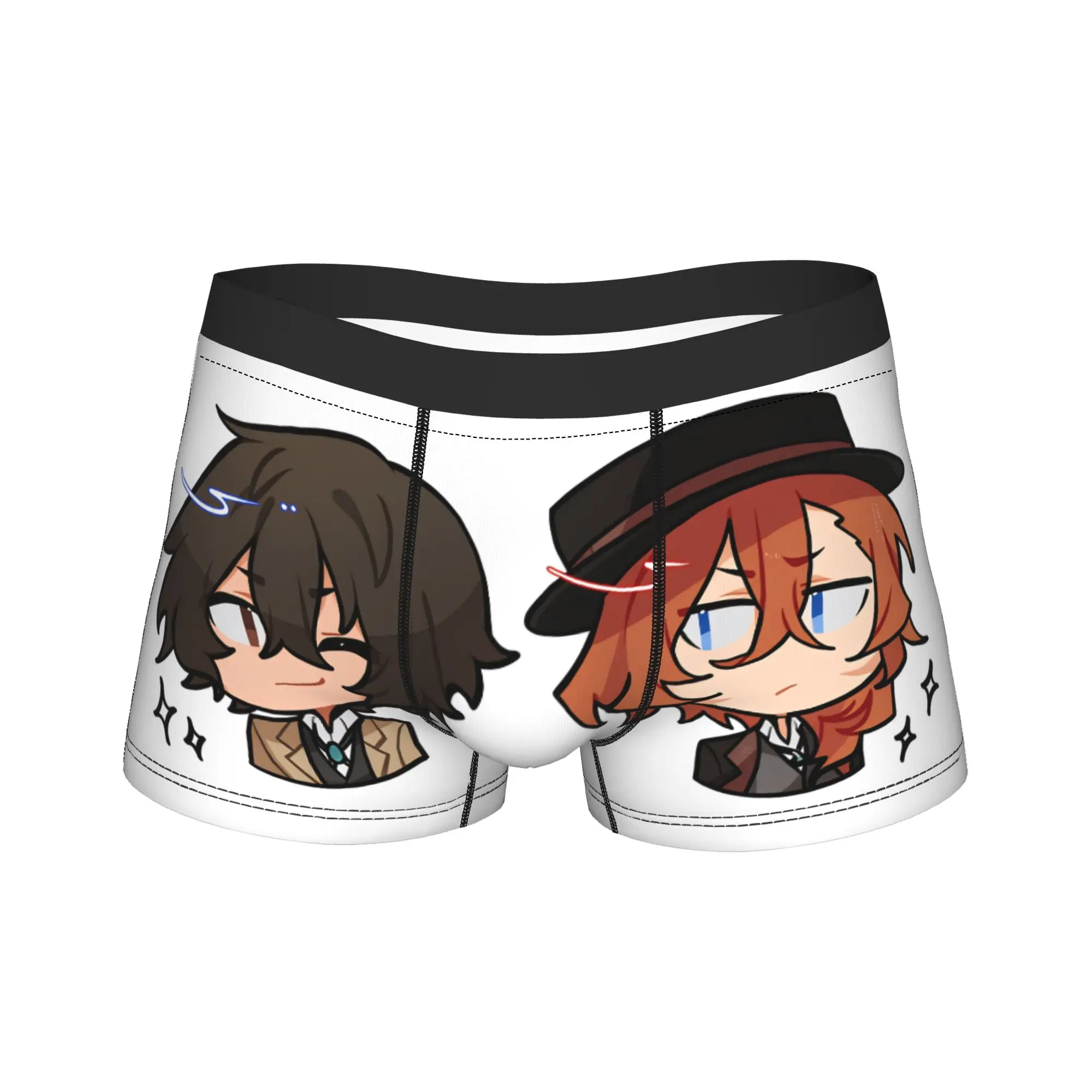 Мужские трусы-боксеры Chūya Nakahara: эластичные, с анатомическим карманом, больших размеров
Мужские трусы-боксеры Chūya Nakahara: эластичные, с анатомическим карманом, больших размеров