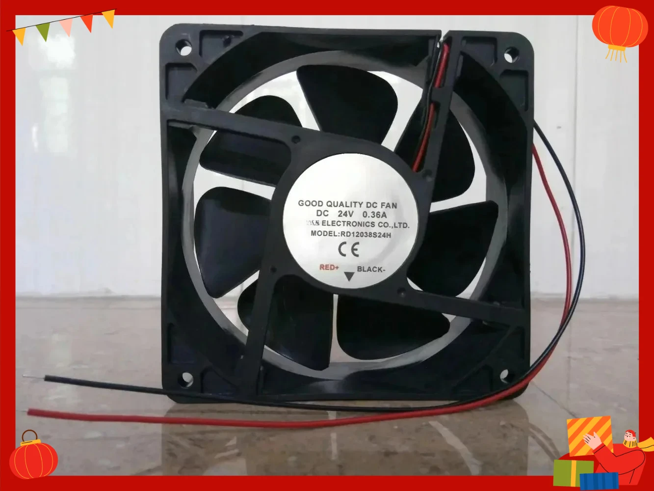 For RUNDA RD12038B/S24H 12038 DC24V 0.28A/0.36A Welding Machine Cooling Fan (WYH001)
For RUNDA RD12038B/S24H 12038 DC24V 0.28A/0.36A Welding Machine Cooling Fan (WYH001)