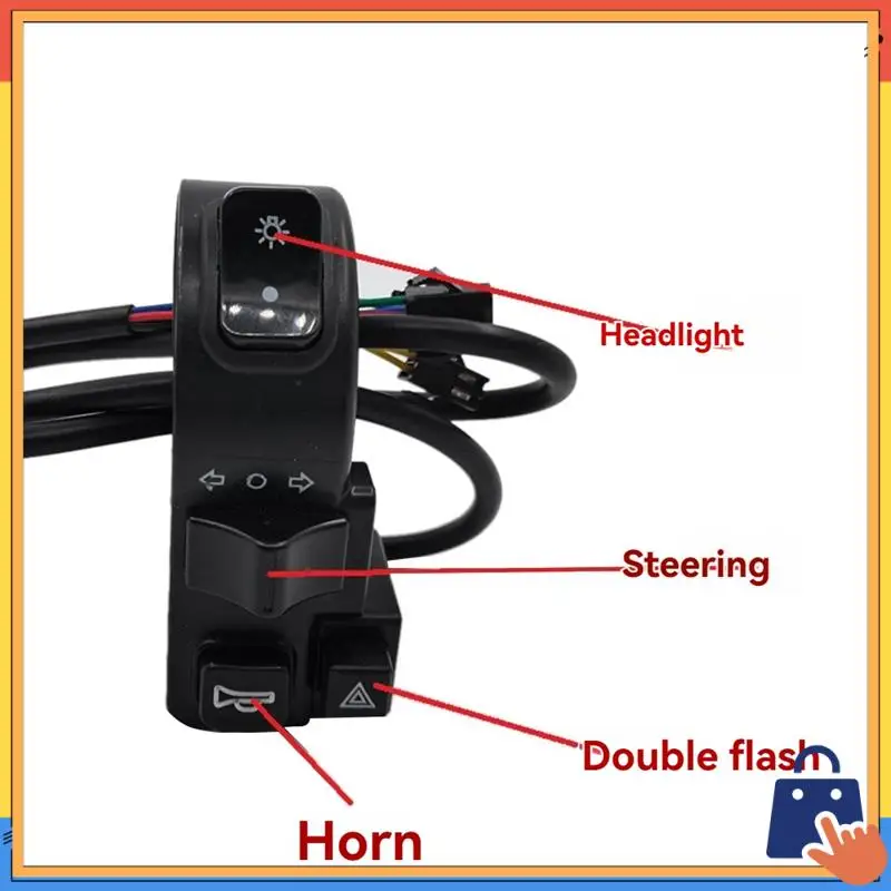 Upgraded ATV Handlebar Switch Motorcycle Electric Throttle Horn Gear Button Universal With 7/8 Inch 22MM
Upgraded ATV Handlebar Switch Motorcycle Electric Throttle Horn Gear Button Universal With 7/8 Inch 22MM