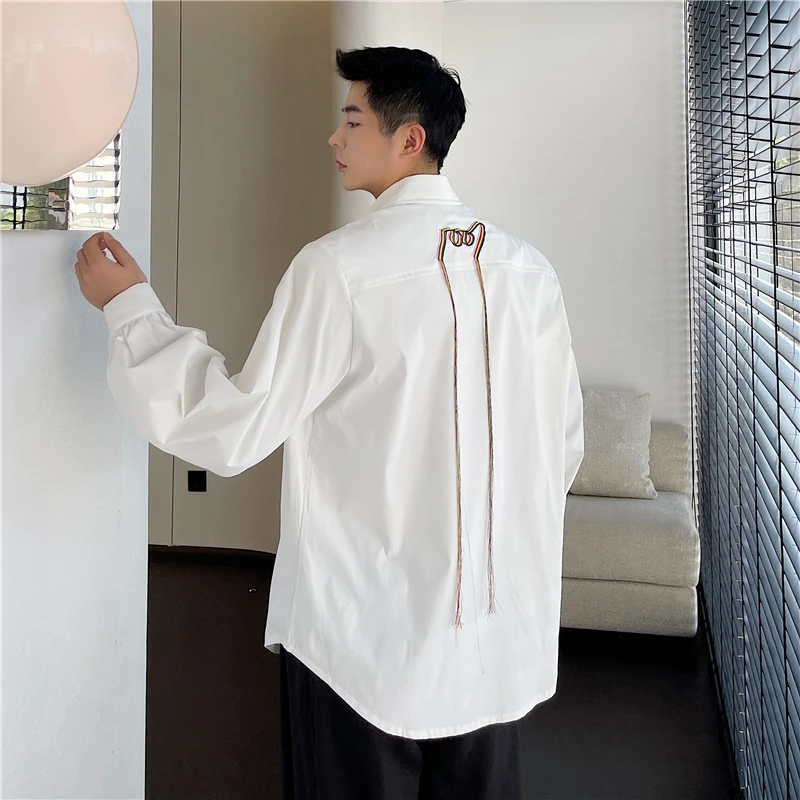 Loose Men's Shirt Embroidered Back Autumn Fashion Korean Style Hair Stylist Popular Internet Celebrity
Loose Men's Shirt Embroidered Back Autumn Fashion Korean Style Hair Stylist Popular Internet Celebrity