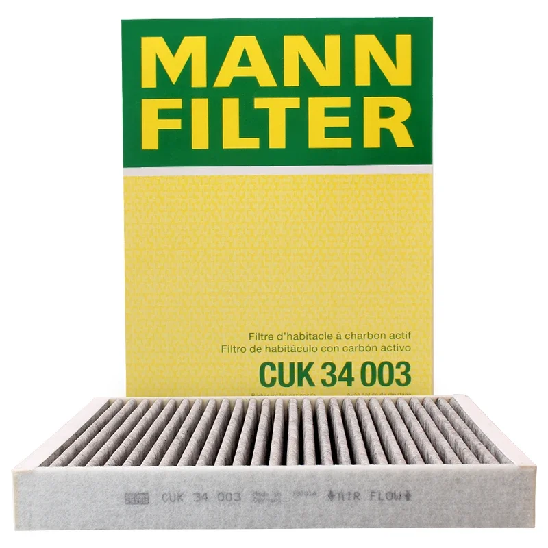 MANN FILTER CUK34003 Cabin Filter For VOLVO CARS S60 III V60 II Cross Country S90 II V90 II XC60 II XC90 II 31407748 31404469
MANN FILTER CUK34003 Cabin Filter For VOLVO CARS S60 III V60 II Cross Country S90 II V90 II XC60 II XC90 II 31407748 31404469