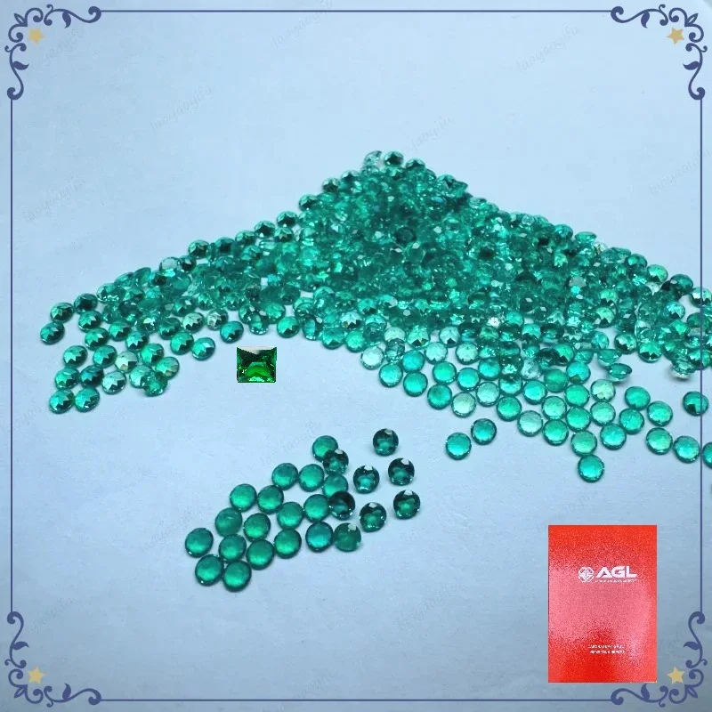 Top Lab Grown Emerald Round Cut Small Size Charms Loose Gemstone For Jewelry Making Selectable Certificate
Top Lab Grown Emerald Round Cut Small Size Charms Loose Gemstone For Jewelry Making Selectable Certificate