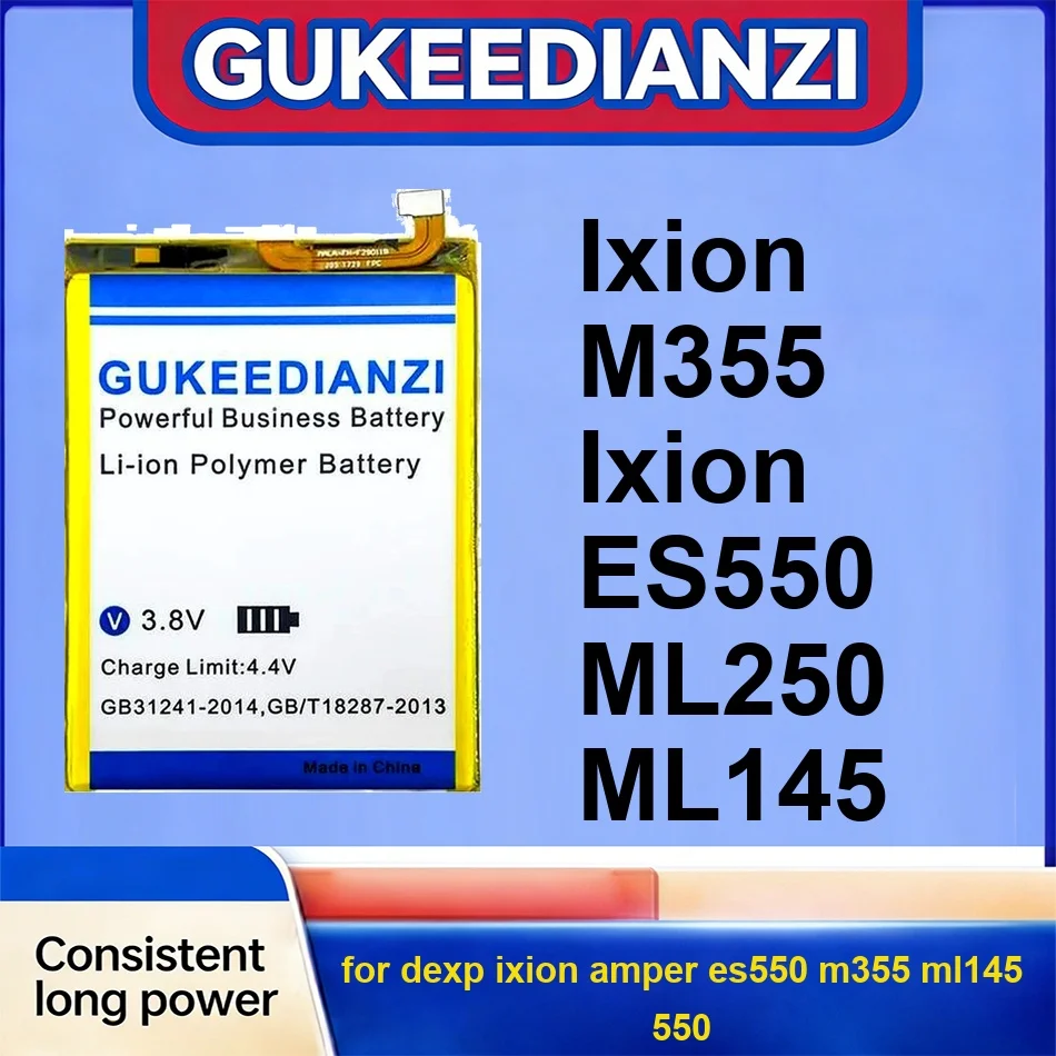 Mobile Phone Battery Premium Replacement ML250 3550-7800mAh For Dexp Ixion Amper ES550 M355 ML145 550
Mobile Phone Battery Premium Replacement ML250 3550-7800mAh For Dexp Ixion Amper ES550 M355 ML145 550