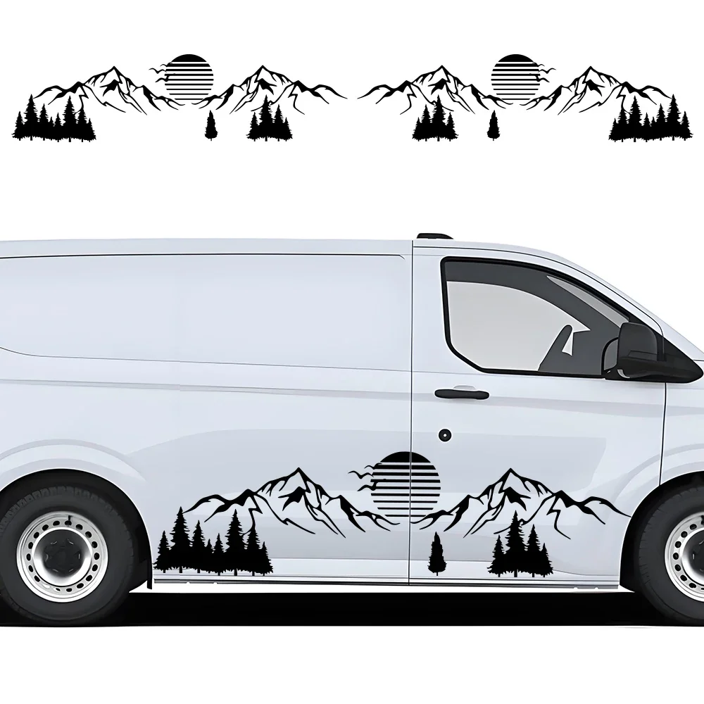 Mountain Sun Forest Camper Rv Car Sticker Caravan Motorhome Camping Auto Truck Vehicle Decal Decor Cover Modified Accessories
Mountain Sun Forest Camper Rv Car Sticker Caravan Motorhome Camping Auto Truck Vehicle Decal Decor Cover Modified Accessories