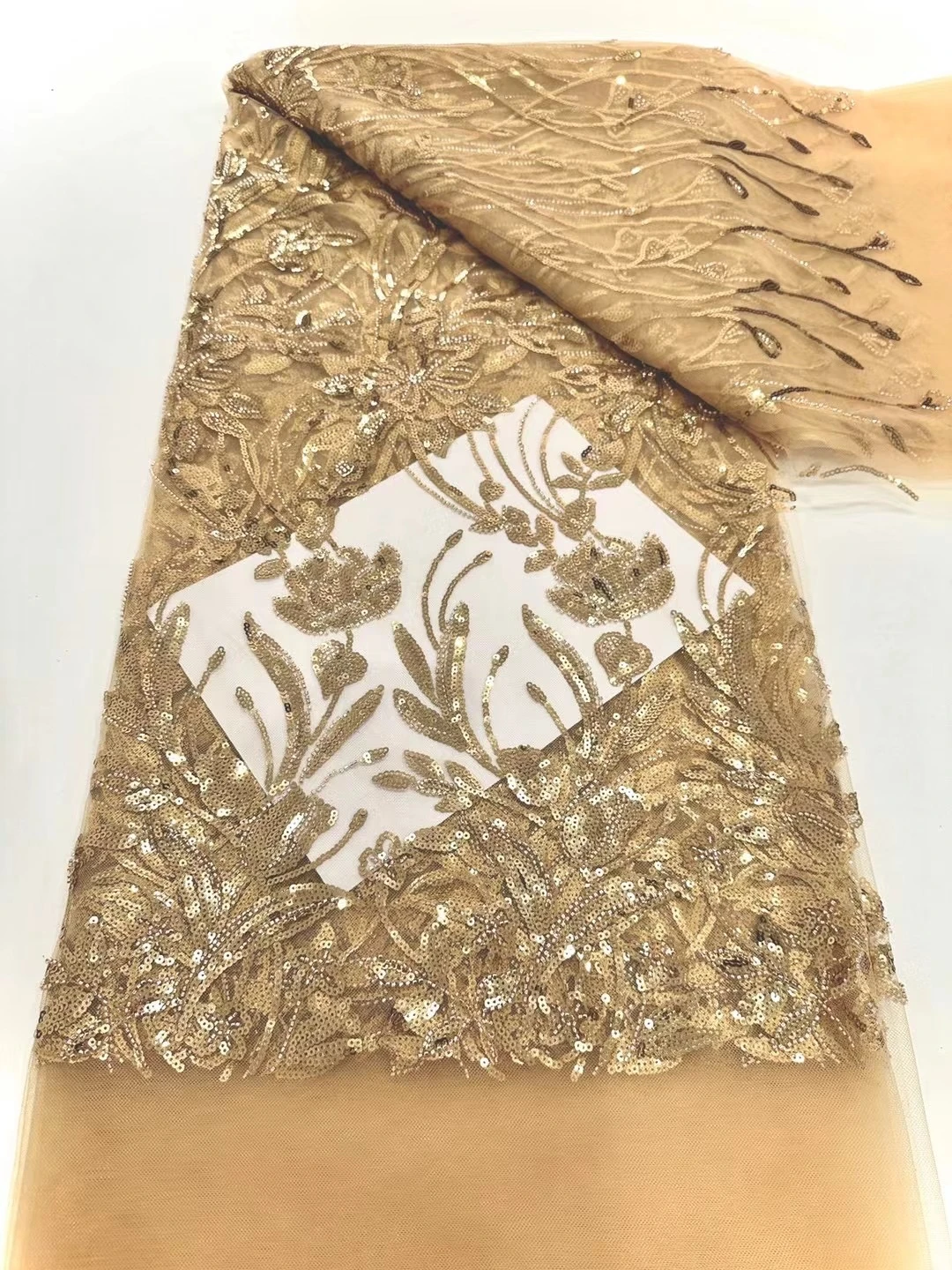 2025High Quality African Nigerian Lace Fabric Embroidery Tulle Guipure Sequins For Wedding/Bridal Gowns Dress Net Cloth 5yards
2025High Quality African Nigerian Lace Fabric Embroidery Tulle Guipure Sequins For Wedding/Bridal Gowns Dress Net Cloth 5yards 