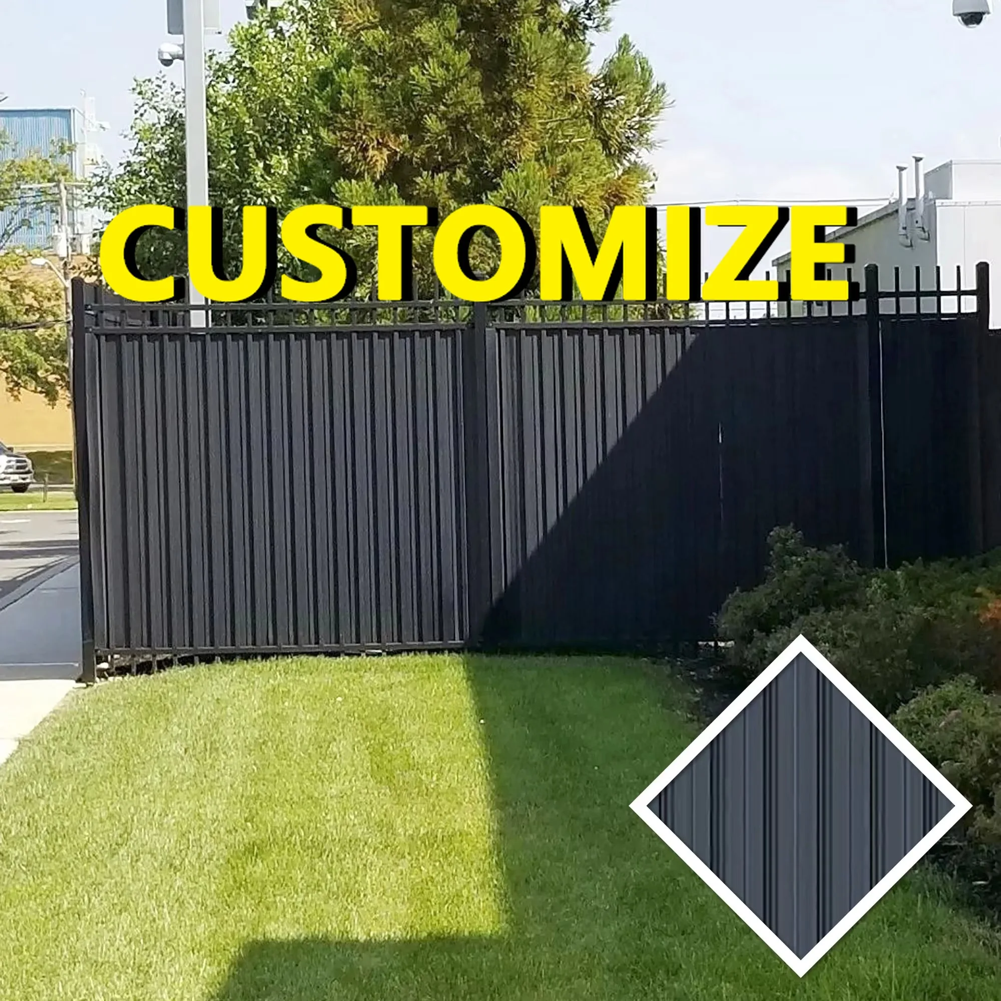 Any Size Custom Aluminum Heavy Duty Privacy Fence UV Resistant Weather Resistant Powder Coated DIY Install Garden Yard
Any Size Custom Aluminum Heavy Duty Privacy Fence UV Resistant Weather Resistant Powder Coated DIY Install Garden Yard